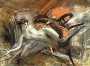 Giovanni Boldini - Reclining Nude